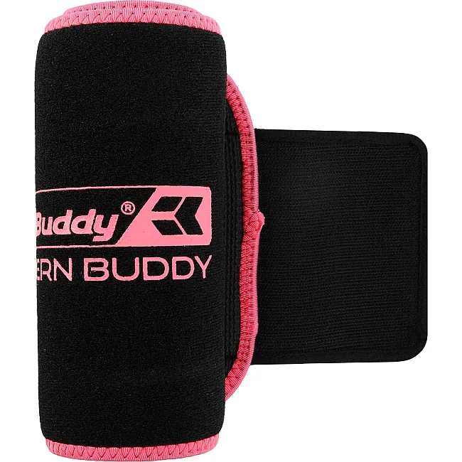 Пояс для похудения
 MDbuddy FI-2636
 110смх20смх3мм (Черный-розовый)