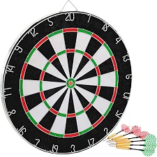 Дартс из Флока Flocked 6 дротиков и мишень BAILI SJ-18115 18"х1" (46х2,5см)