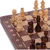 Шахматы шашки нарды 3 в 1 набор настольных игр деревянные на магнитах Xinliye W7701H
 24см x 24см