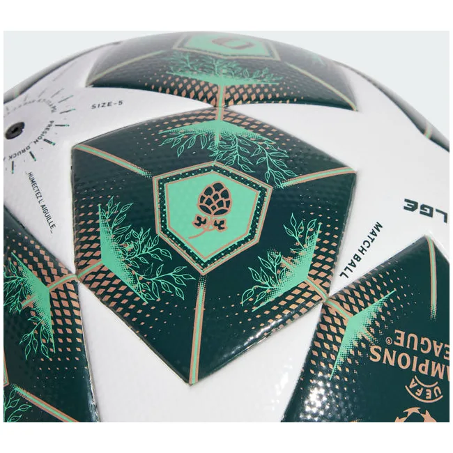 Мяч футбольный Adidas UCL LGE белый, зеленый