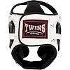 Тренировочный шлем для бокса кожа
 TWINS


 BO-0774 (Черный-белый)