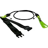 Трос эластичный с поясом MADWAVE

 SHORT BELT M077104 длина-1,15м (Черный-зеленый)