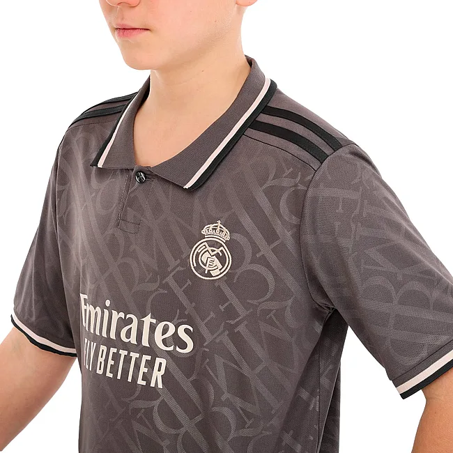 Дитяча футбольна форма із символікою футбольного REAL MADRID BELLINGHAM 5 резервна 2025 SP-SPORT CO-4649