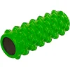 Ролер масажний циліндр (ролик мфр) заповнений піною 36см Bubble Roller ZELART FI-5714 (Лімонний)