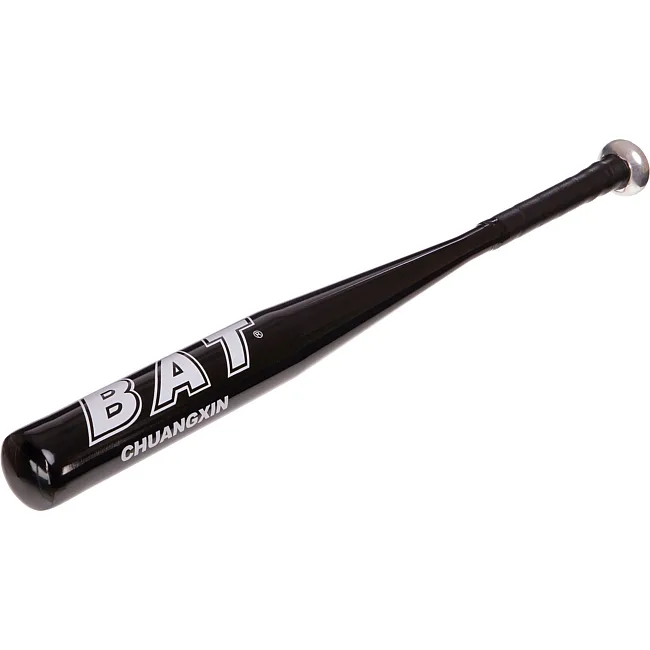 Розпродаж! Бейсбольна біта алюмінієва 25" BAT SP-SPORT C-1861 63см (Чорний)
