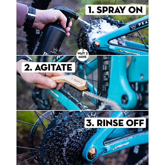 Дегризер для трансмиссии велосипеда Peaty's Foaming Drivetrain Degreaser, 500ml