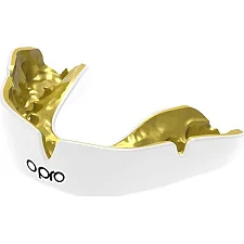 Капа OPRO Instant взрослая (возраст 11+) White/Gold (art.102520006)