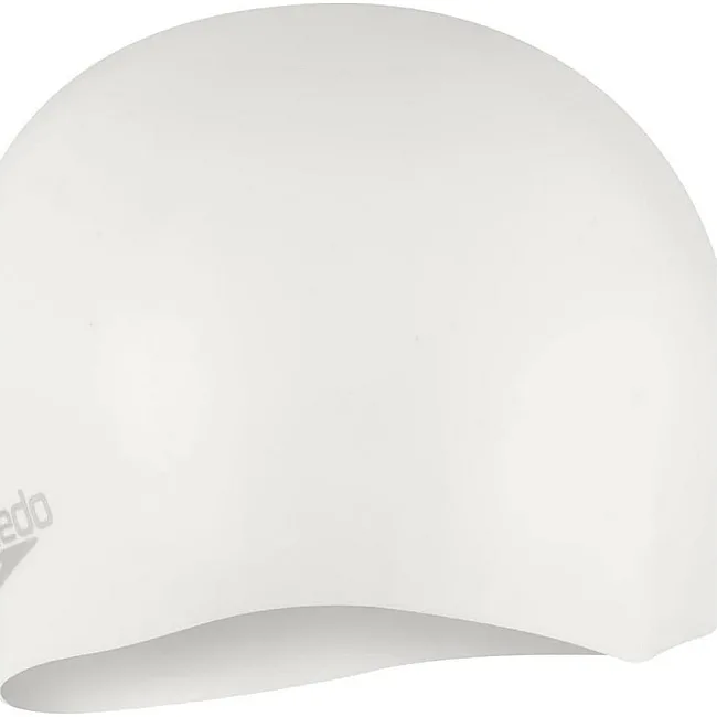 Шапка для плавания Speedo MOULDED SILC CAP AF/AM/AU белый