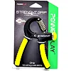 Кистевой эспандер POWERPLAY PP-4323 с регулируемой нагрузкой 10-40 кг. Strength Grip Черно-желтый