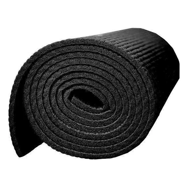 Коврик для йоги и фитнеса POWERPLAY 4010 PVC Yoga Mat Черный (173x61x0.6)