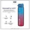 Бутылка для воды ION8 1000мл. BPA Free, Times To Drink, (ЭКО бутылка) BPA Free, Blue &amp; Pink