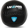 Мяч набивной медицинский для кроссфита WALL BALL LiveUp LP8103-12 12кг