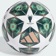 Мяч футбольный Adidas UCL LGE белый, зеленый