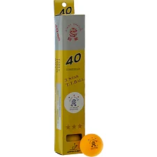 Мячи для настольного тенниса GIANT DRAGON TECHNICAL MT-6552 3star 6шт (Оранжевый)