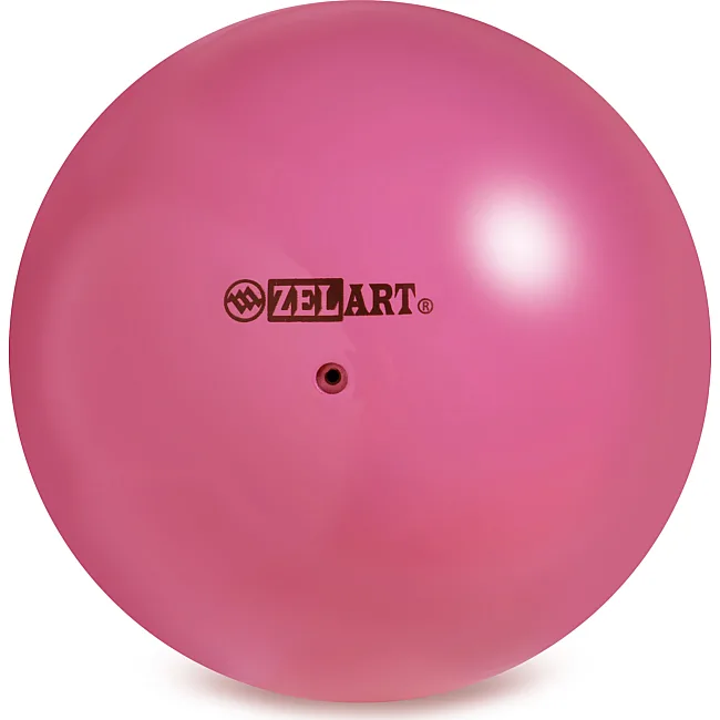 Мяч для художественной гимнастики ZELART RG150 см ø15см (Розовый)