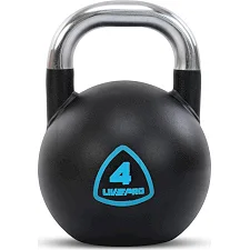 Стальная гиря соревновательная цельная окрашенная LiveUp LP8042-4 4кг