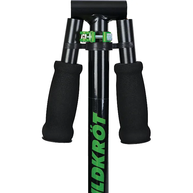 Городской самокат SCHILDKRÖT City Scooter RunAbout 145mm Black/Green (2021v) Max:60