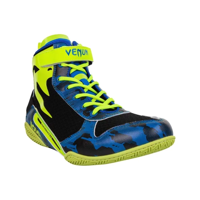 Боксерки VENUM Giant Low Loma Edition Blue Yellow