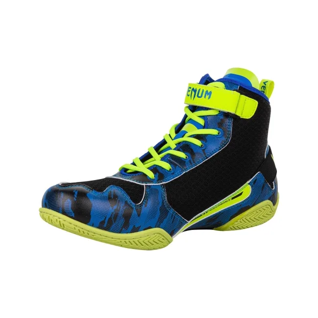 Боксерки VENUM Giant Low Loma Edition Blue Yellow