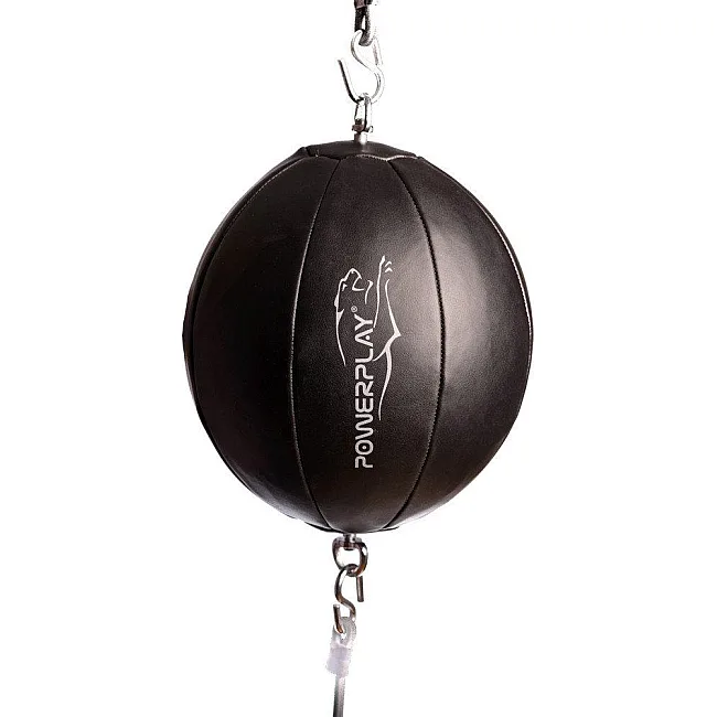 Боксерская груша на растяжке POWERPLAY 3062 SR Черная