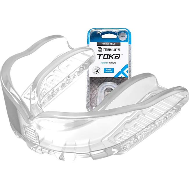 Боксерская капа MAKURA Toka детская (возраст до 10) Clear