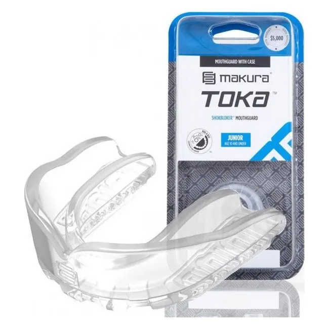 Боксерская капа MAKURA Toka детская (возраст до 10) Clear