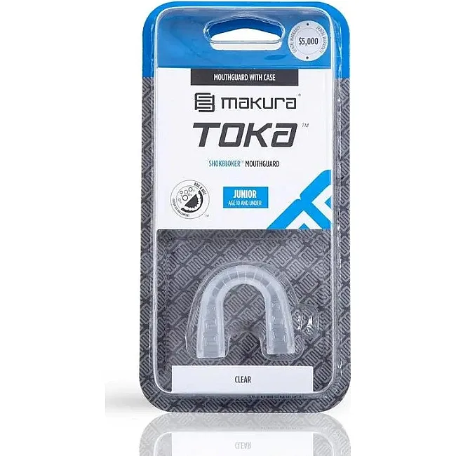 Боксерская капа MAKURA Toka детская (возраст до 10) Clear