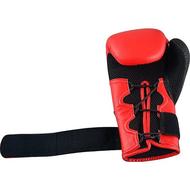 Боксерские перчатки Adidas Hybrid 250 Duo (красно-черные, ADIH250TG)