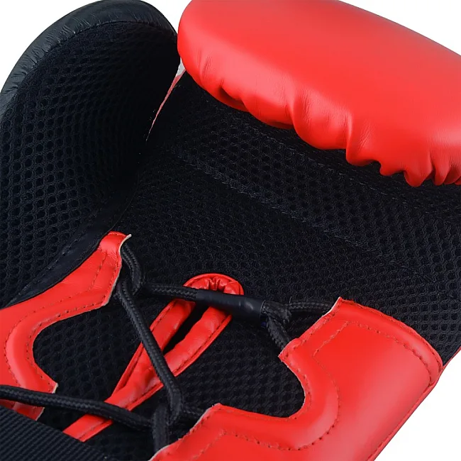 Боксерские перчатки Adidas Hybrid 250 Duo (красно-черные, ADIH250TG)