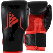 Боксерские перчатки Adidas Speed 75 (черный-красный, ADISBG75)
