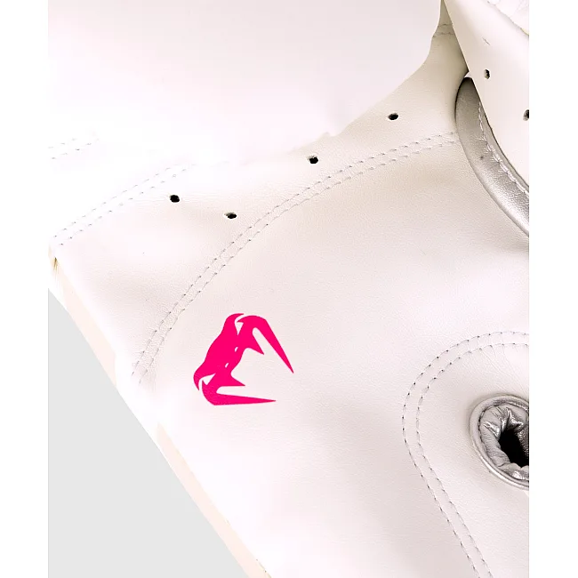 Перчатки для бокса VENUM Elite White Silver Pink