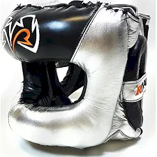 Боксерский шлем с бампером RIVAL Guerrero Silver