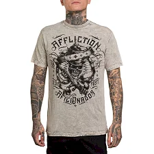 Двусторонняя футболка AFFLICTION Electric Fire Tee