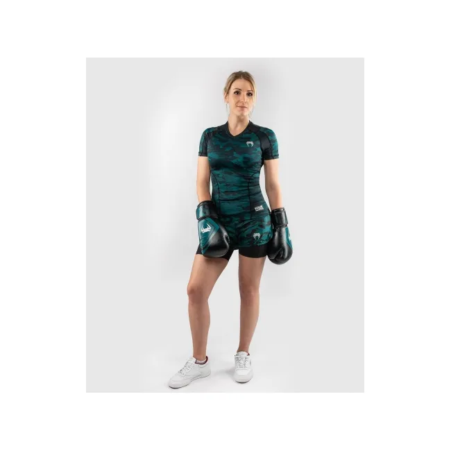 Рашгард жіночий VENUM Defender Long Black Green