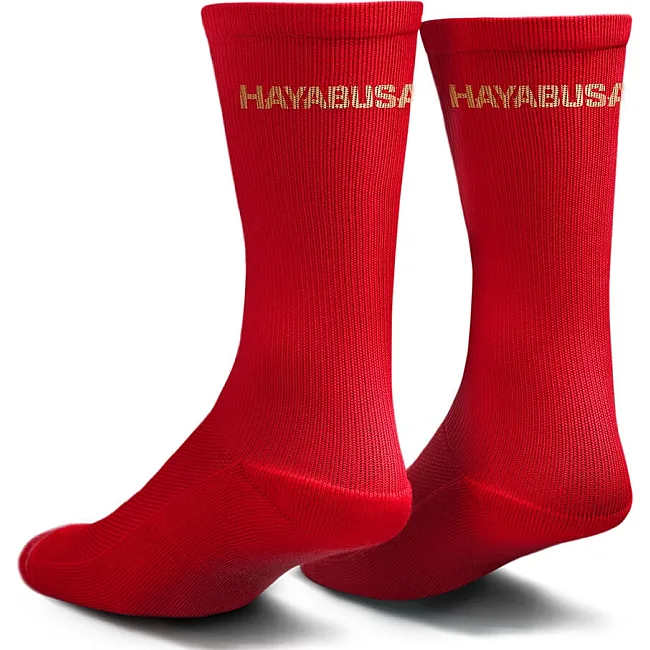 Шкарпетки для боксу HAYABUSA Pro Red