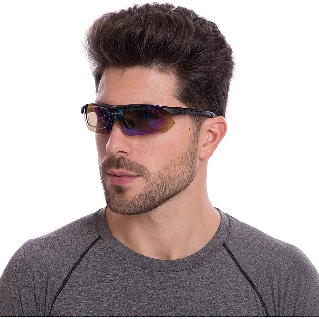 Очки защитные Oakley с поляризацией и сменными линзами Oakley MS-6838 polirazed