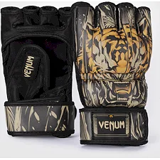 Перчатки для MMA VENUM Tiger Black Neon Orange