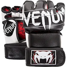 Перчатки ММА Venum Undisputed 2.0 Nappa Leather Black