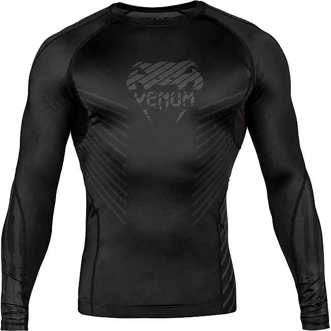 Рашгард с длинным рукавом VENUM Plasma Black Black