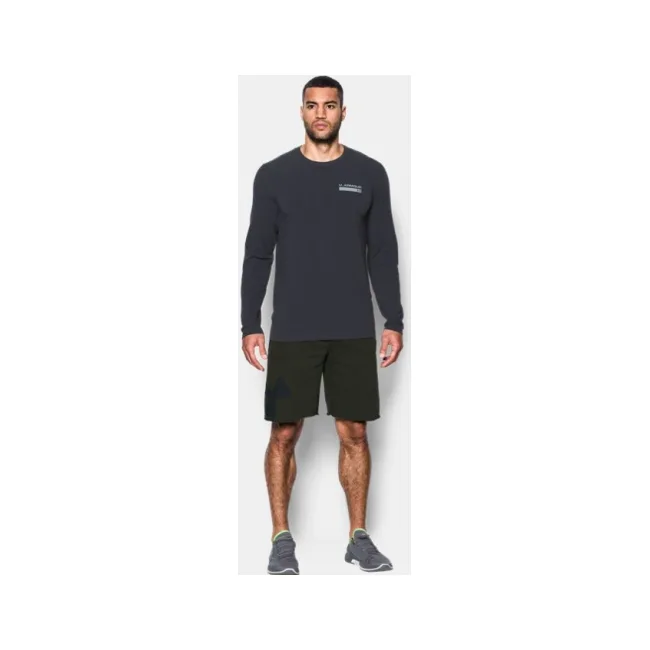 Шорти Under Armour Rival Fleece Exploded Logo Artillery Green