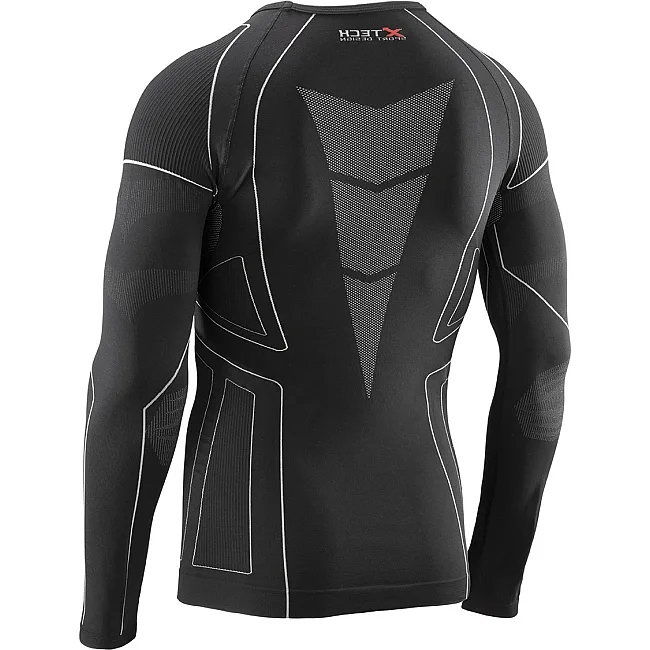 Термокофта (лонгслів) X TECH Maglia Race 3 Munica Lunga giroc Nero Чорна