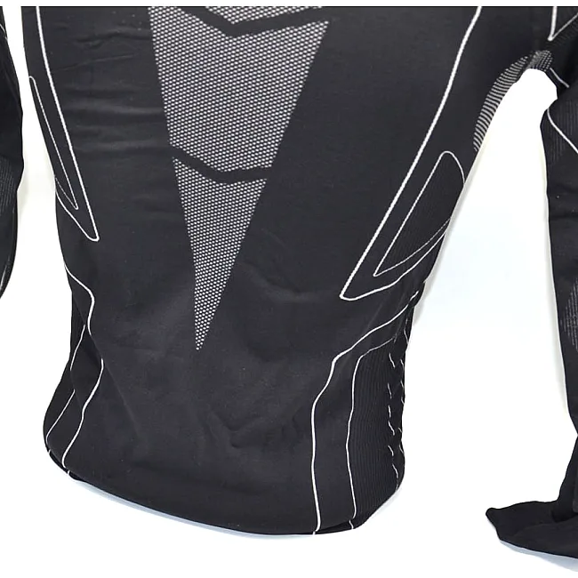 Термокофта (лонгслів) X TECH Maglia Race 3 Munica Lunga giroc Nero Чорна