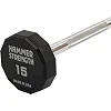 Штанга неразборная с фиксированным весом прямая PEV HAMMER STRENGHT TA-9979-15 (Черный)