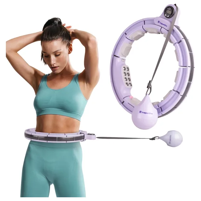 Хула-хуп с магнитами и утяжетелями inSPORTline Weight Hoop Pro 69-105 см