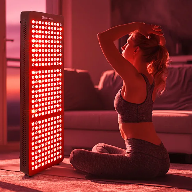 Инфракрасная светодиодная панель inSPORTline Lustar - 300 LED, черная