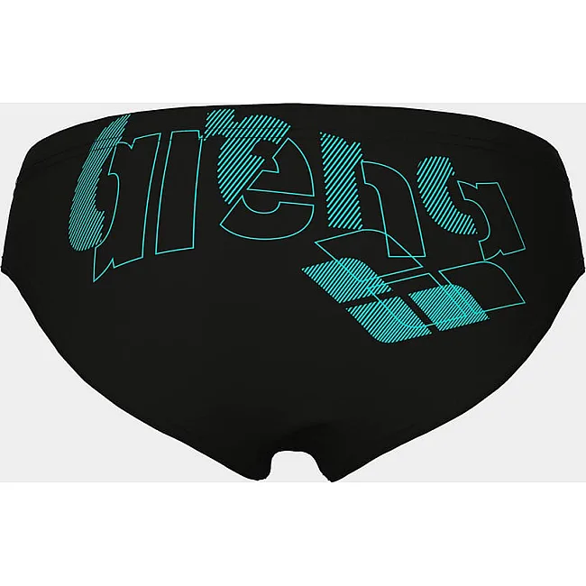 Плавки-слепые для мальчиков Arena TALES SWIM BRIEFS черный, бирюзовый (для детей)