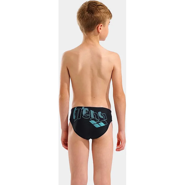 Плавки-слепые для мальчиков Arena TALES SWIM BRIEFS черный, бирюзовый (для детей)