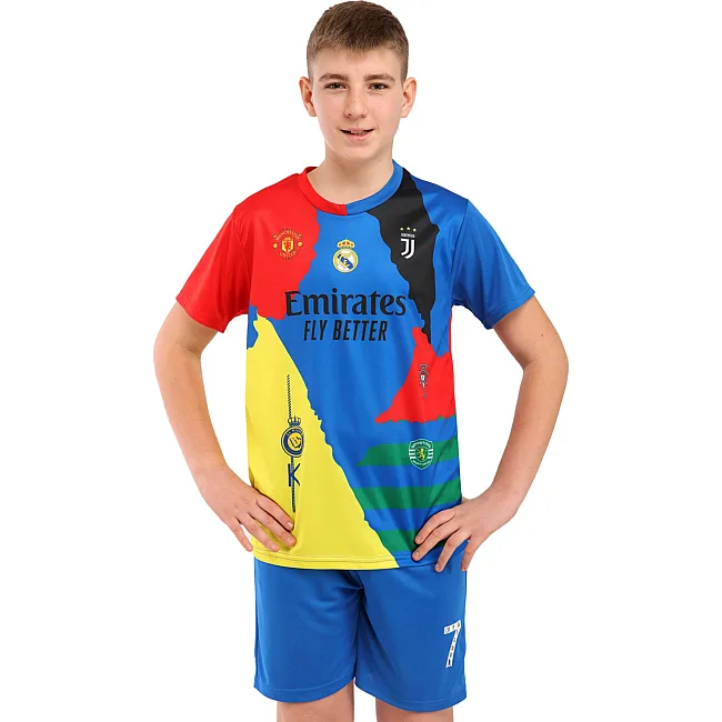 Дитяча футбольна форма RONALDO 7 SP-SPORT CO-7365 (Синій)