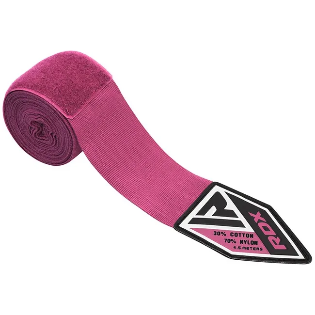 Бинты для бокса RDX WX Professional Boxing Hand Wraps Pink (4.5м.)