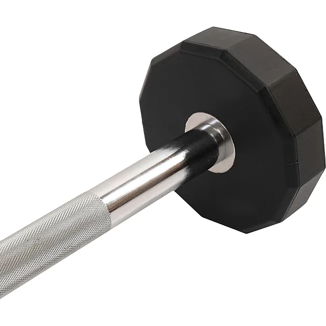 Штанга неразборная с фиксированным весом прямая PEV HAMMER STRENGHT TA-9979-15 (Черный)